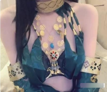 橘红色女神安安老师Cos迦南,语音挑逗男演员,1V205M,让你心旷神怡