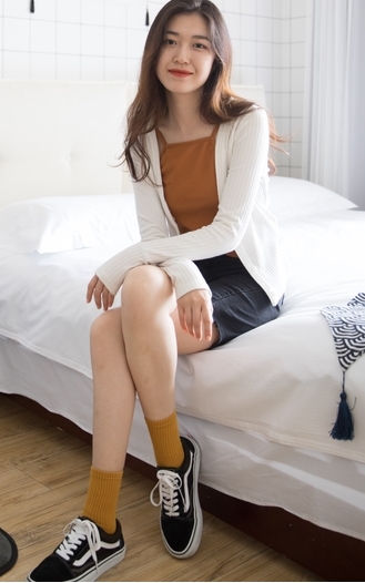 小花独家展示：物恋传媒172期足系列爱脚棉袜脚精品图片