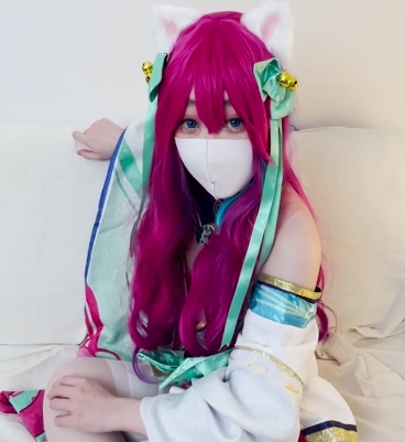 柚子猫九尾妖狐COS视频1V1.25G妖娆身段