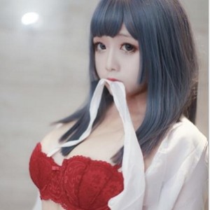 清纯反差宅男社日奈娇2套兔女郎浴室OL1.25G